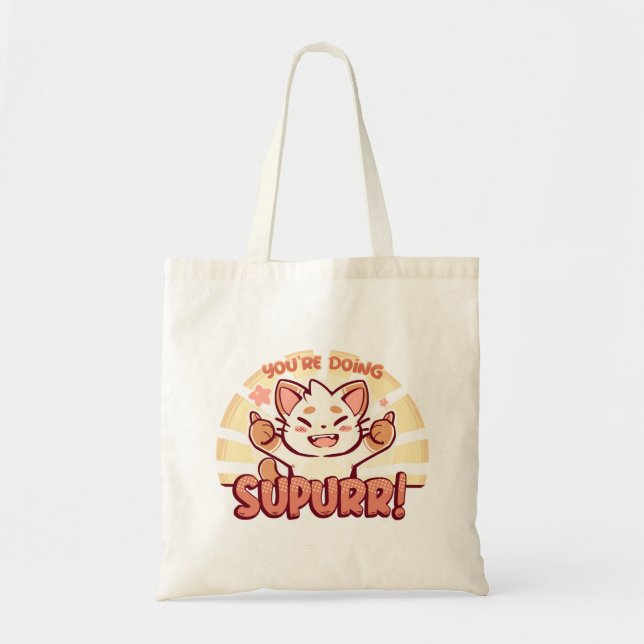 Bolso De Tela Estás haciendo SuPURR (Frente)