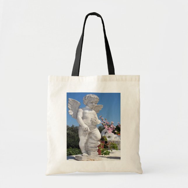 Bolso De Tela Estatua de Ángel (Frente)