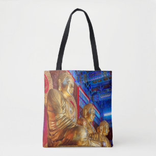 Bolso De Tela Estatua de imagen de Buda chino tailandés