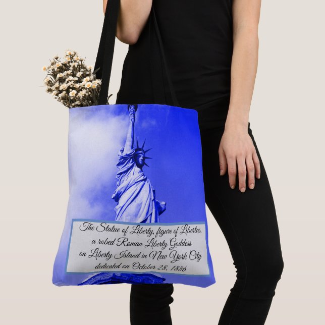 Bolso De Tela Estatua de la Libertad (Detalle)