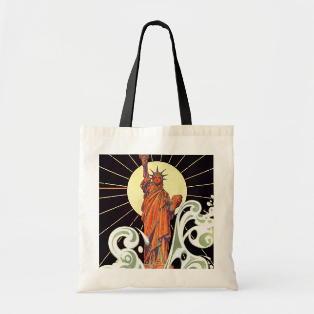 Bolso De Tela Estatua de la libertad (Frente)