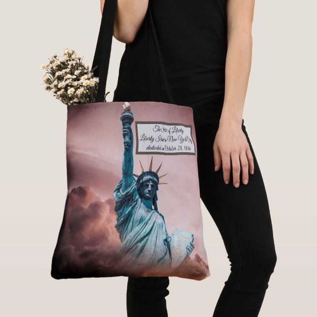 Bolso De Tela Estatua de la Libertad (Detalle)