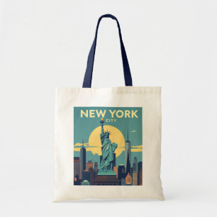 Bolso De Tela Estatua de la Libertad de la Ciudad de Nueva York 