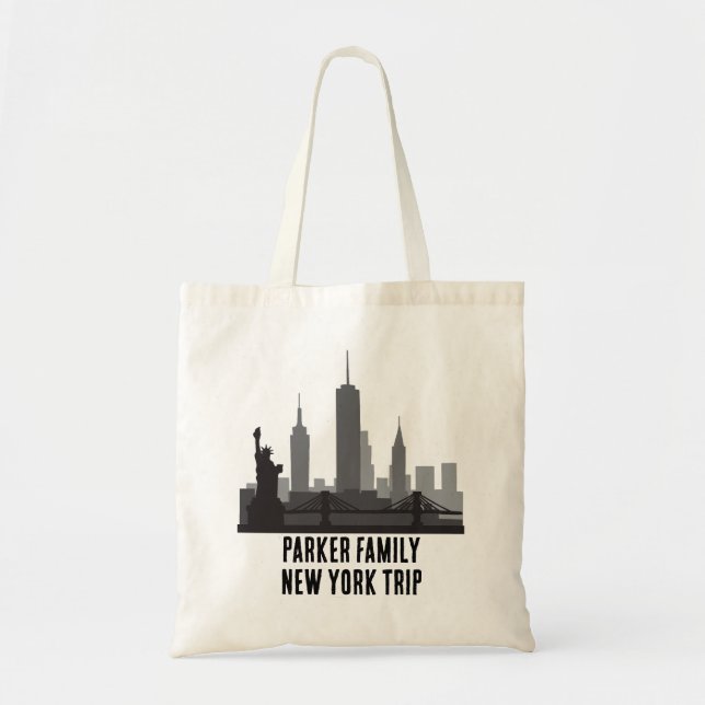 Bolso De Tela Estatua de la libertad en Nueva York (Frente)