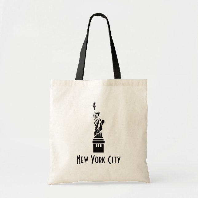 Bolso De Tela Estatua de la Libertad en Nueva York (Frente)
