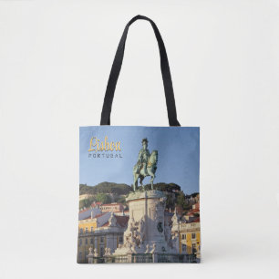 Bolso De Tela Estatua ecuestre del Rey José I, Lisboa