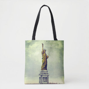 Bolso De Tela Estatua vintage de la libertad