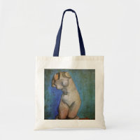 Estatuilla de yeso torso femenino por Vincent van