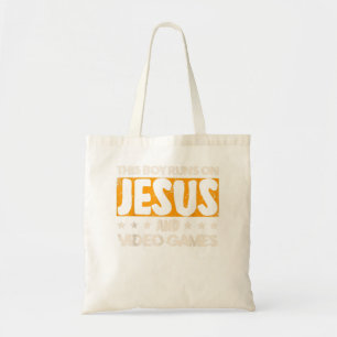 Bolso De Tela Este chico se escapa de Jesús y videojuegos para u