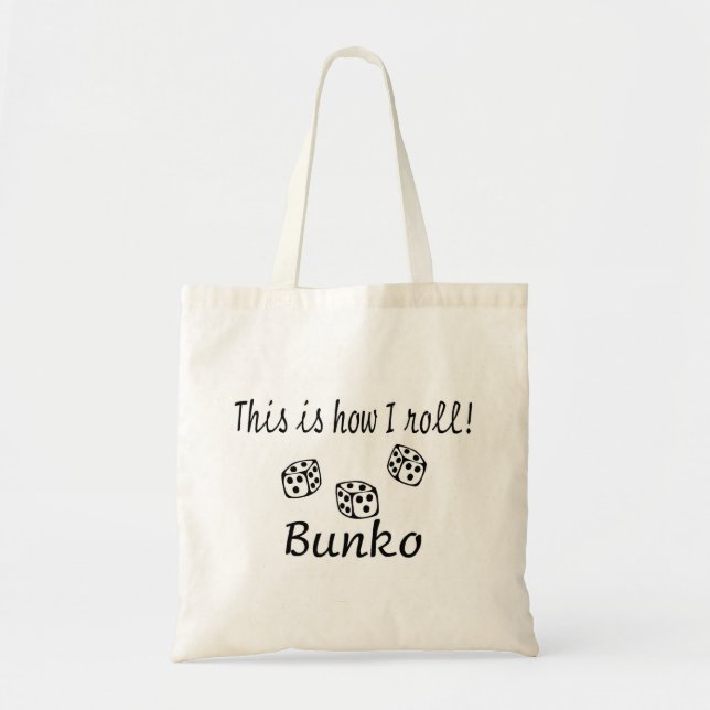 Bolso De Tela Éste es cómo ruedo Bunko (Frente)