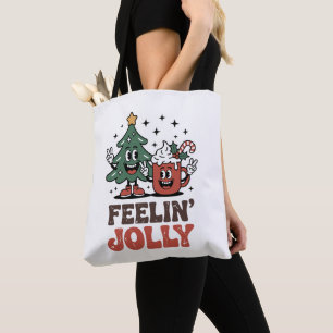 Bolso De Tela Este Es El Café Santa Hat del Árbol de Navidad de