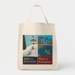 Bolso De Tela Este es el Tote de Richmond Grocery (Diseño #1)