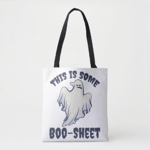 Bolso De Tela Este es un fantasma con hojas de boo