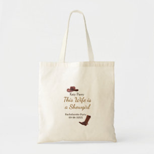 Bolso De Tela Este Esposa es un nombre de despedida de soltera s
