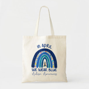 Bolso De Tela Este muy bonito tejo de autismo arcoiris es perfec