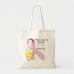 Bolso De Tela Este polluelo lleva el rosa para su amigo