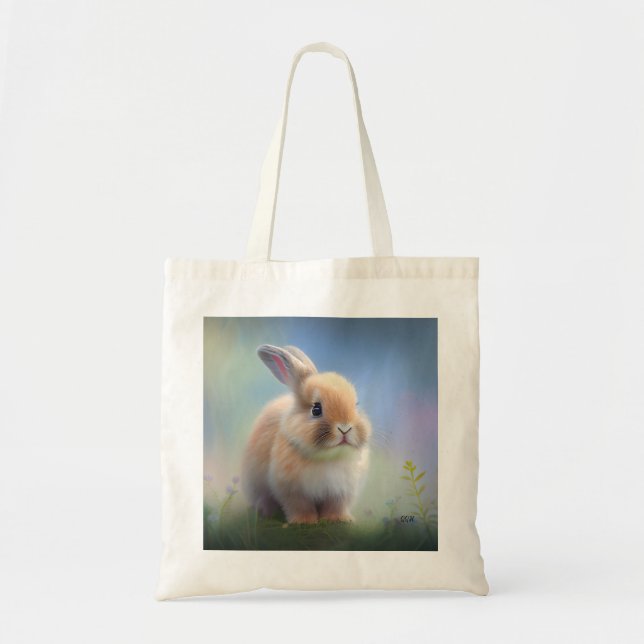 Bolso De Tela Ester Bunny (Frente)