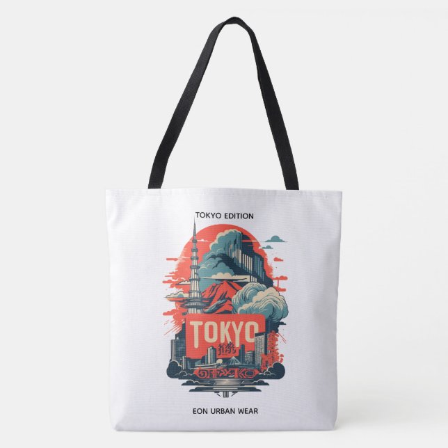 Bolso De Tela Esterilla TOKYIO EDITION (Anverso)