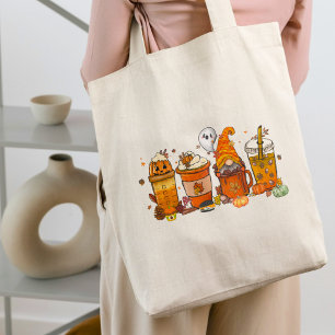 Bolso De Tela Estética de café de especias de calabaza de gnomo