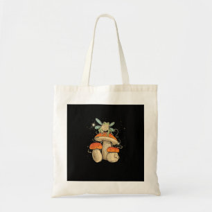 Bolso De Tela Estética de Cute Cottagecore Hongo Rana Goblincor