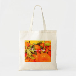 Bolso De Tela Estética de fruta Naranja suave