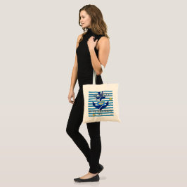 Bolso De Tela Estética de pescador azul humor para amantes de ma