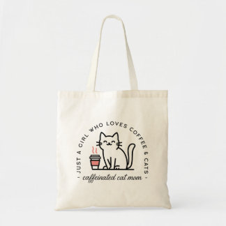 Bolso De Tela Estética divertida para mamás de gatos amantes del
