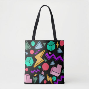 Bolso De Tela Estética Retro Vintage de los 80