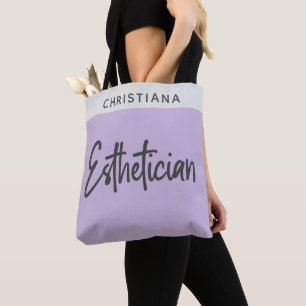 Bolso De Tela Esteticista Cosmetólogo Artista de maquillaje de B