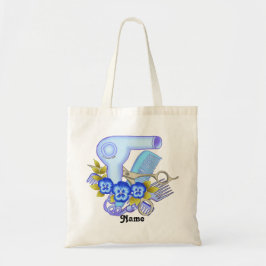 Bolso De Tela Esteticista Pansy Azul