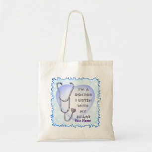 Bolso De Tela Estetoscopio Médico del corazón