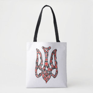 Bolso De Tela Estilizado trident tryzub, emblema nacional de Ucr