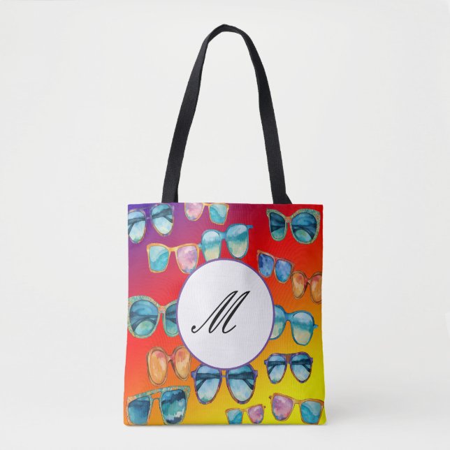 Bolso De Tela Estilo Boho de gafas de sol (Anverso)