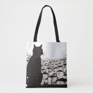 Bolso De Tela Estilo de dibujo del dibujo de la pintura de la pi