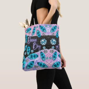 Bolso De Tela estilo de gemas