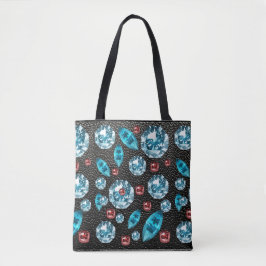 Bolso De Tela estilo de gemas amarillas