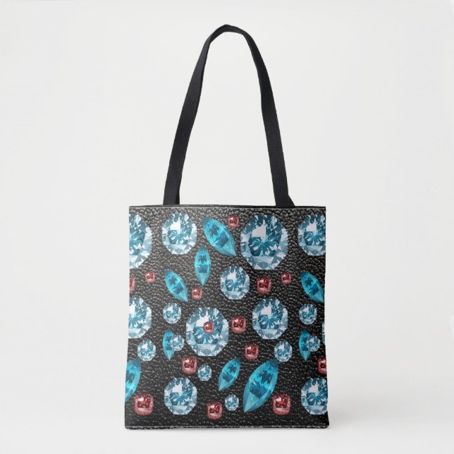 Bolso De Tela estilo de gemas amarillas (Anverso)