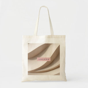 Bolso De Tela Estilo de onda beige suave y suave personalizado