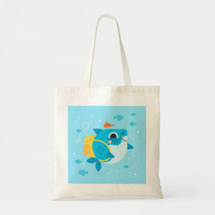 Bolso De Tela estilo de personalizado de tiburón-bebé