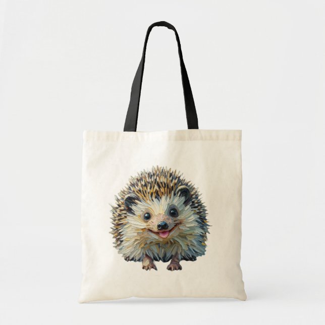 Bolso De Tela Estilo de pintura de aceite de la bolsita de aleta (Frente)