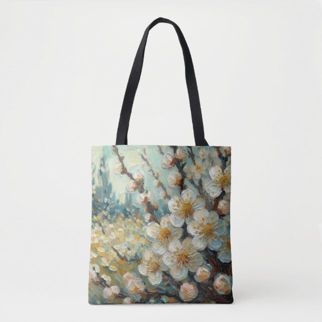 Bolso De Tela Estilo de pintura de aceite para bolsitas de almen (Anverso)
