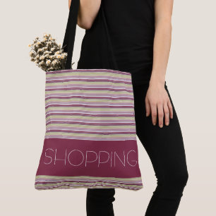 Bolso De Tela Estilo de Tote de compras