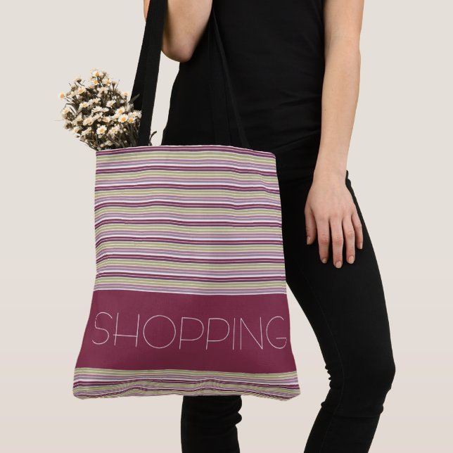 Bolso De Tela Estilo de Tote de compras (Detalle)