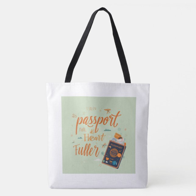 Bolso De Tela Estilo de viaje (Anverso)