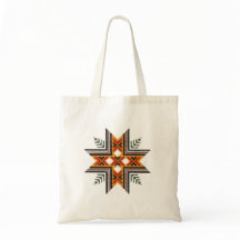 Bolso de Tela Estilo Folk/Bereber Dsieño Geométric