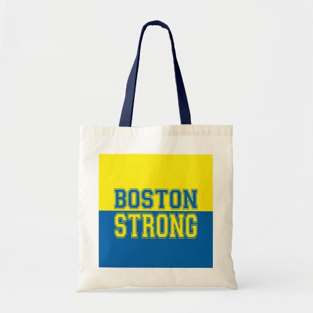 Bolso De Tela Estilo gráfico fuerte de Boston (Frente)