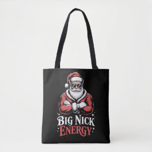 Bolso De Tela Estilo Grunty Gran Energía de Nick Divertido Santa