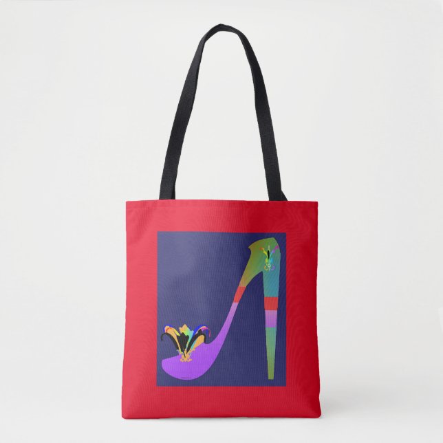 Bolso De Tela Estilo Moda Alta Heel (Anverso)