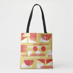 Bolso De Tela estilo moderno geométrico abstracto vintage ahumad