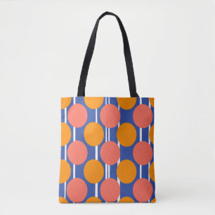 Bolso De Tela Estilo retro de mediados de siglo con lunares nara